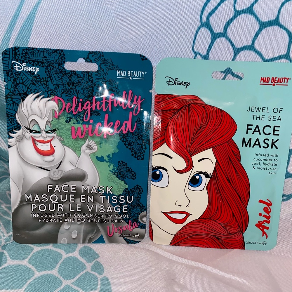 Disney The Little Mermaid face mask Set